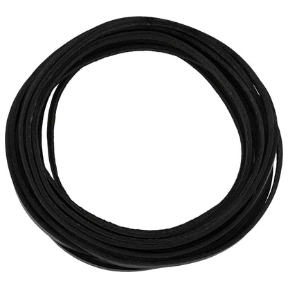 Leather Strap 1 Black 200 x 0.8 cm Leather
