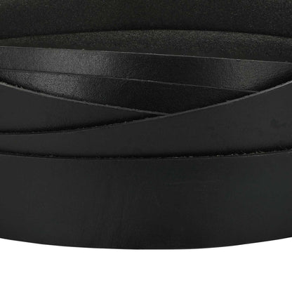 Leather Strap 1 Black 200 x 3 cm Leather