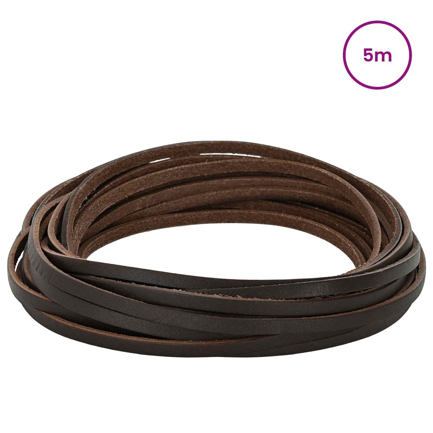 Leather Strap 1 Dark Brown 500 x 0.4 cm Leather