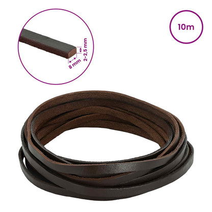 Leather Strap 1 Dark Brown 1000 x 0.8 cm Leather