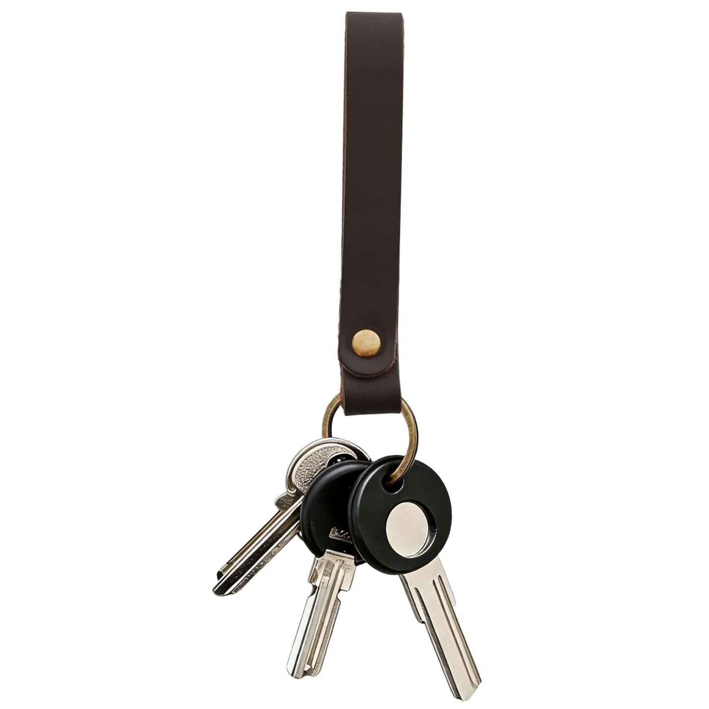 Leather Strap 1 Dark Brown 200 x 1 cm Leather