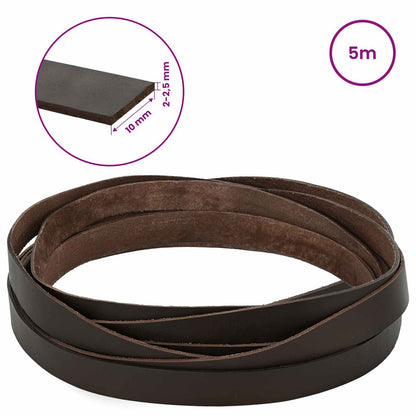 Leather Strap 1 Dark Brown 500 x 1 cm Leather