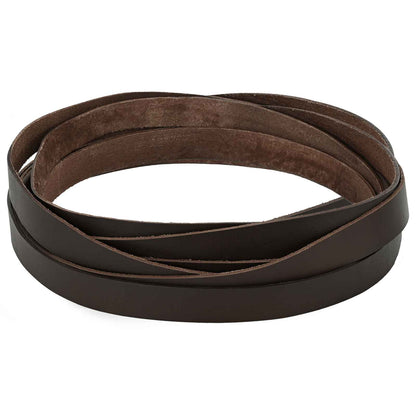 Leather Strap 1 Dark Brown 200 x 1.5 cm Leather