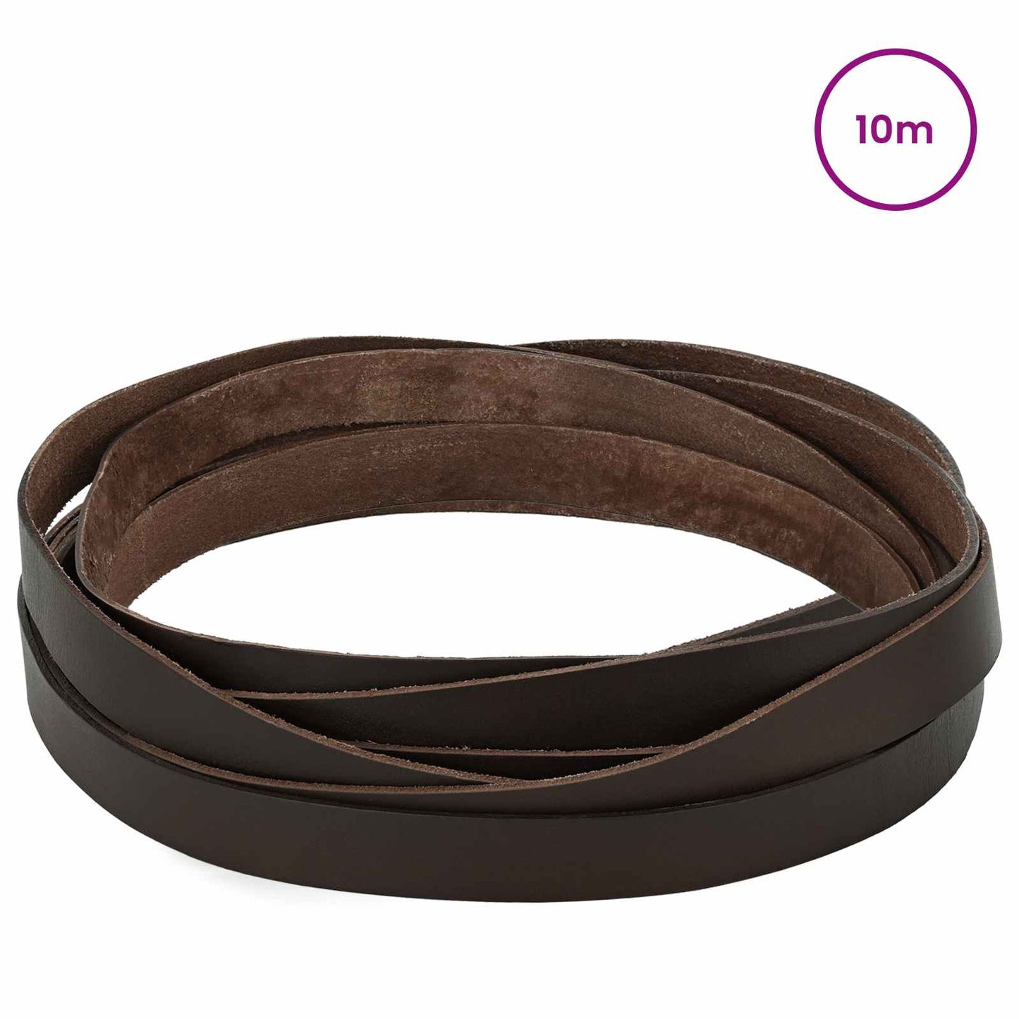 Leather Strap 1 Dark Brown 1000 x 1.5 cm Leather