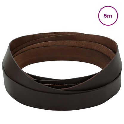 Leather Strap Dark Brown 500 x 3 cm Leather