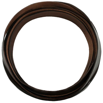 Leather Strap 1 Dark Brown 1000 x 4 cm Leather