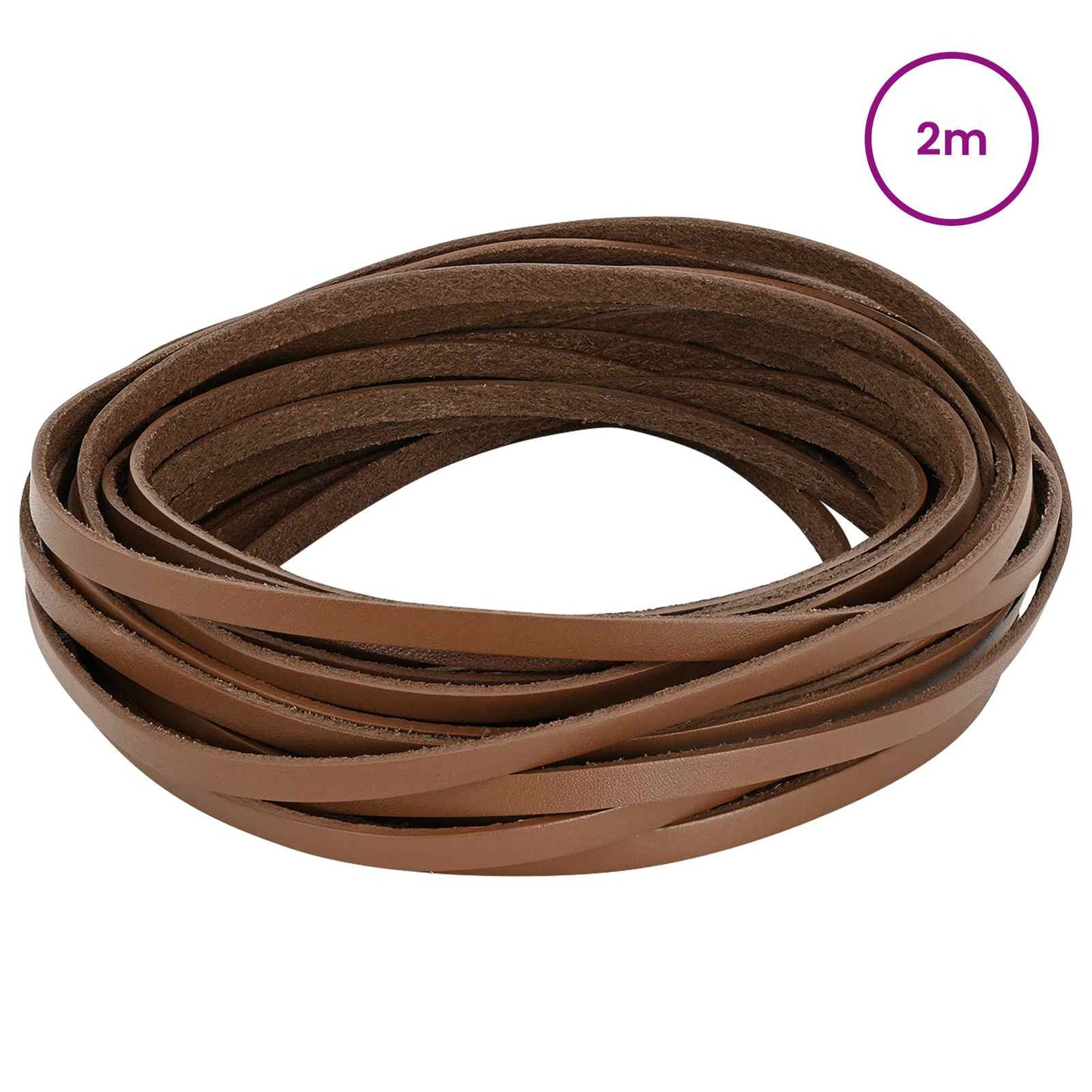 Leather Strap 1 Brown 200 x 0.5 cm Leather