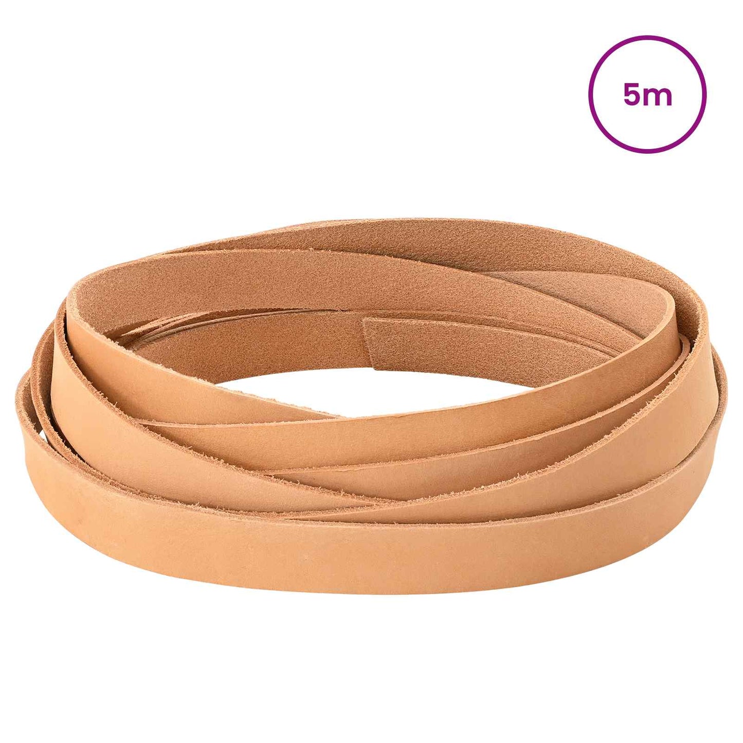 Leather Strap 1 Light Brown 500 x 1 cm Leather