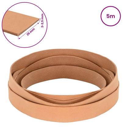 Leather Strap 1 Light Brown 500 x 2.5 cm Leather