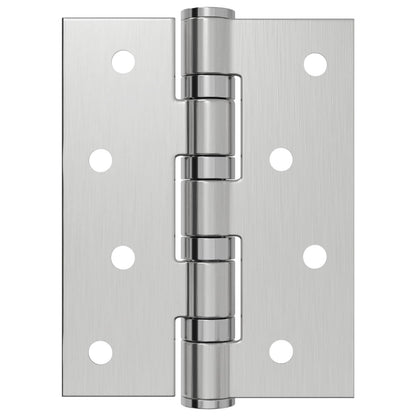 Hinge 4 pcs 100 x 78 x 13 mm Silver Steel