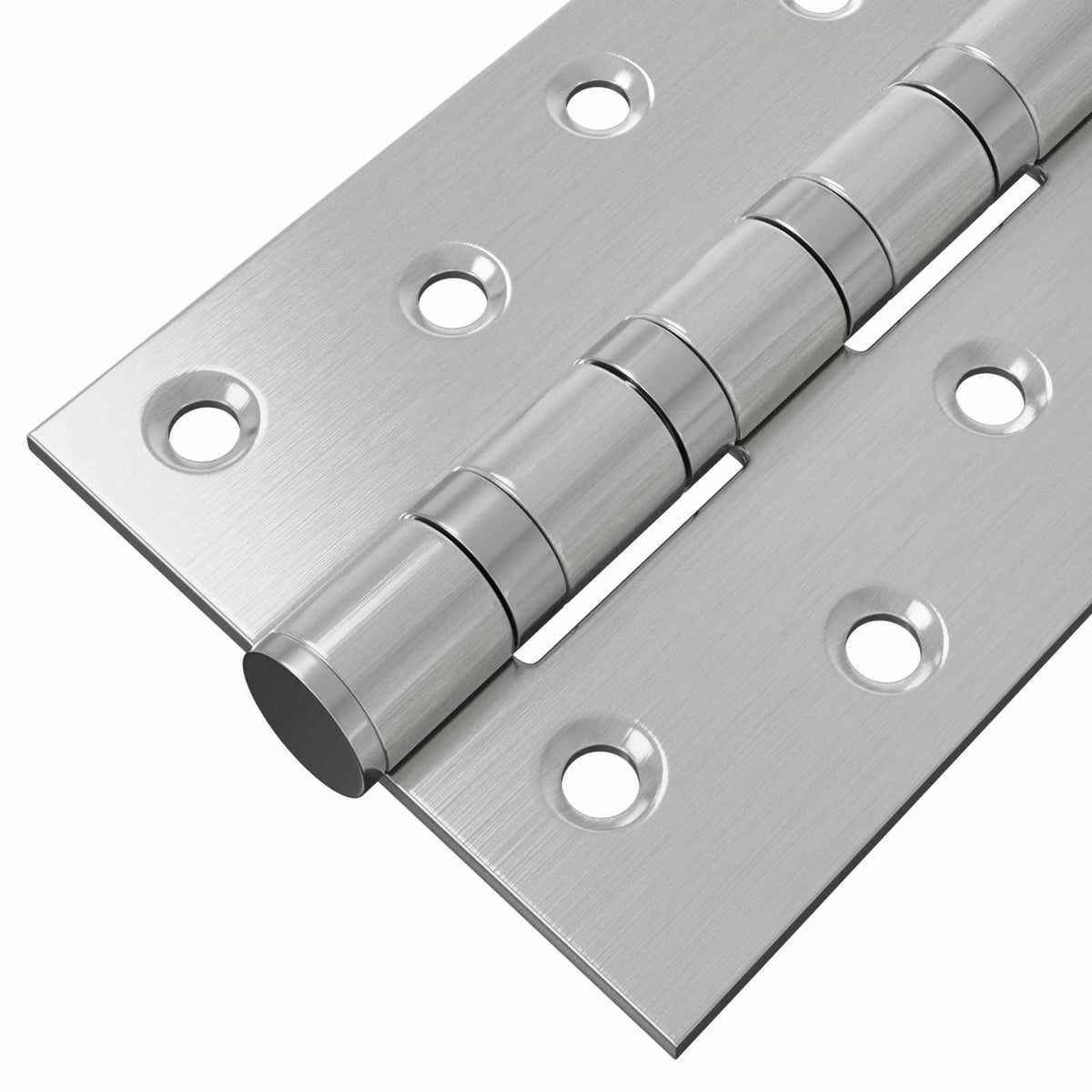 Hinge 8 pcs 100 x 78 x 13 mm Silver Steel
