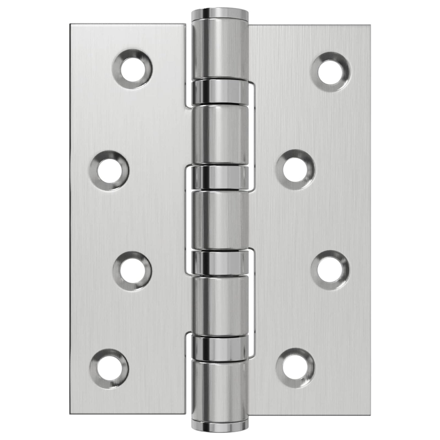 Hinge 8 pcs 100 x 78 x 13 mm Silver Steel