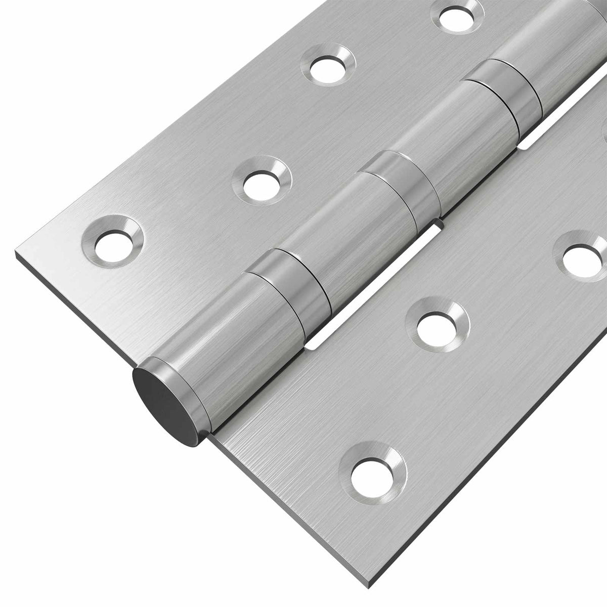 Hinge 8 pcs 125 x 75 x 13 mm Silver Steel