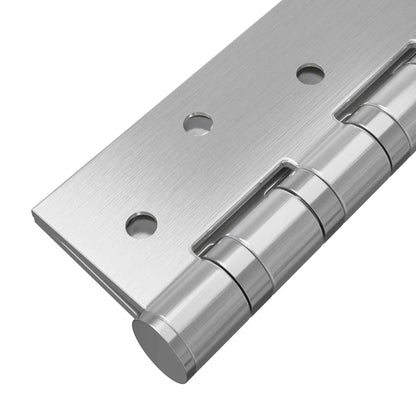 Hinge 16 pcs 100 x 78 x 13 mm Silver Steel