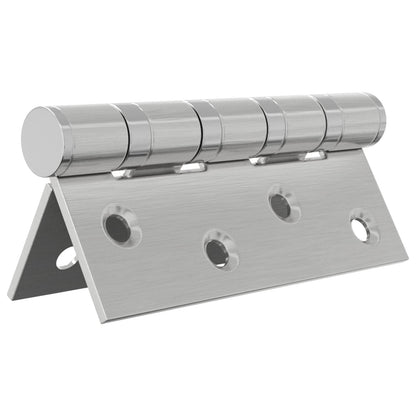 Hinge 16 pcs 100 x 78 x 13 mm Silver Steel