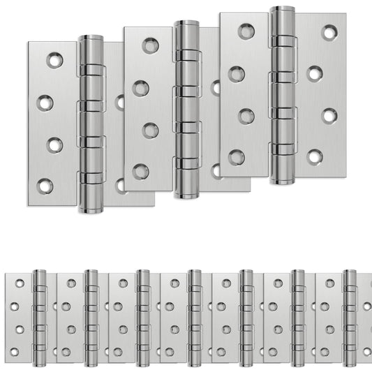 Hinge 16 pcs 100 x 78 x 13 mm Silver Steel