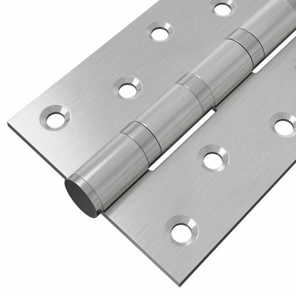 Hinge 16 pcs 125 x 75 x 13 mm Silver Steel