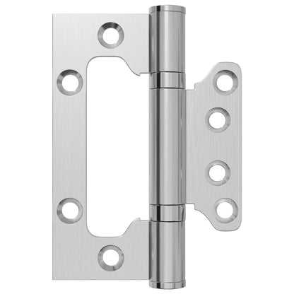 Hinge 8 pcs 100 x 75 x 13 mm Silver Steel