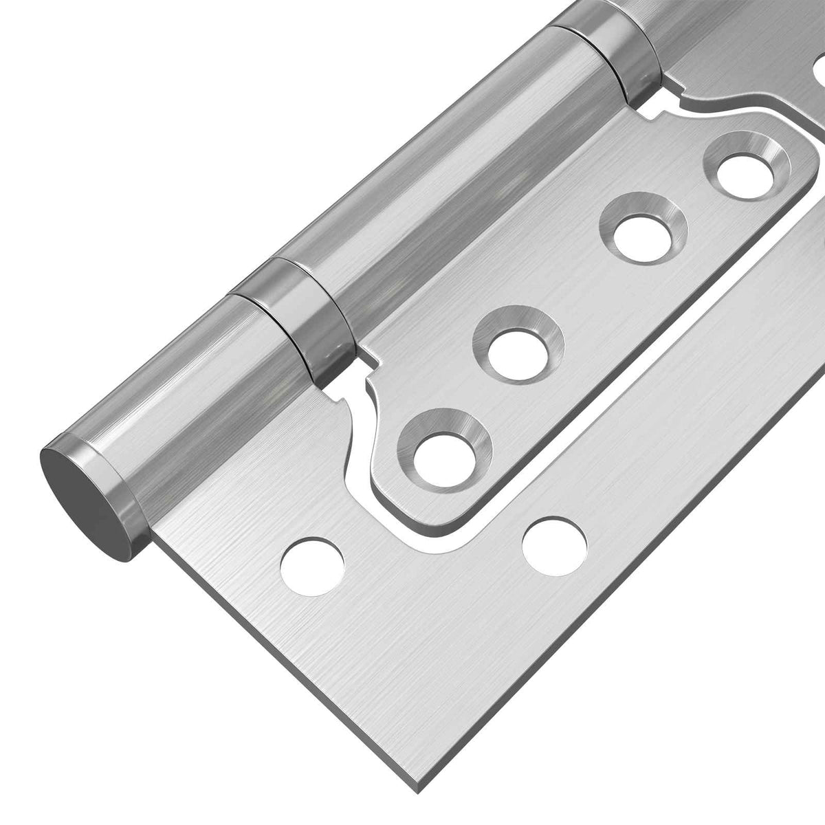 Hinge 16 pcs 100 x 75 x 13 mm Silver Steel