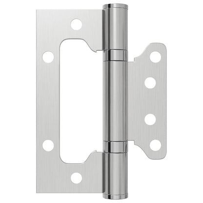 Hinge 16 pcs 100 x 75 x 13 mm Silver Steel