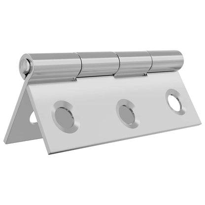 Hinge 12 pcs 44 x 31 x 5 mm Silver Steel