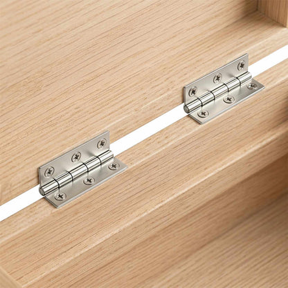 Hinge 12 pcs 66 x 38 x 5 mm Silver Steel