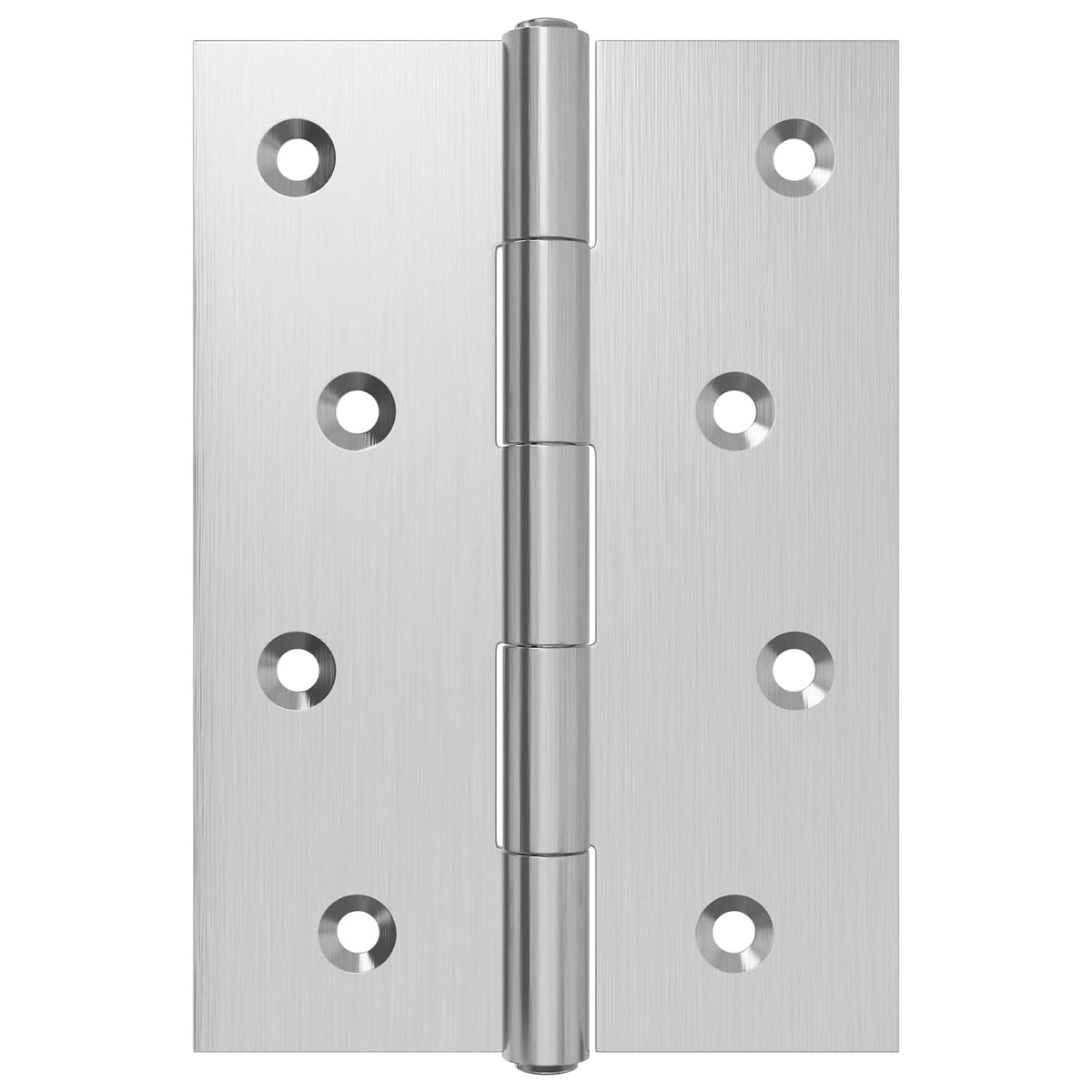 Hinge 12 pcs 100 x 70 x 8 mm Silver Steel