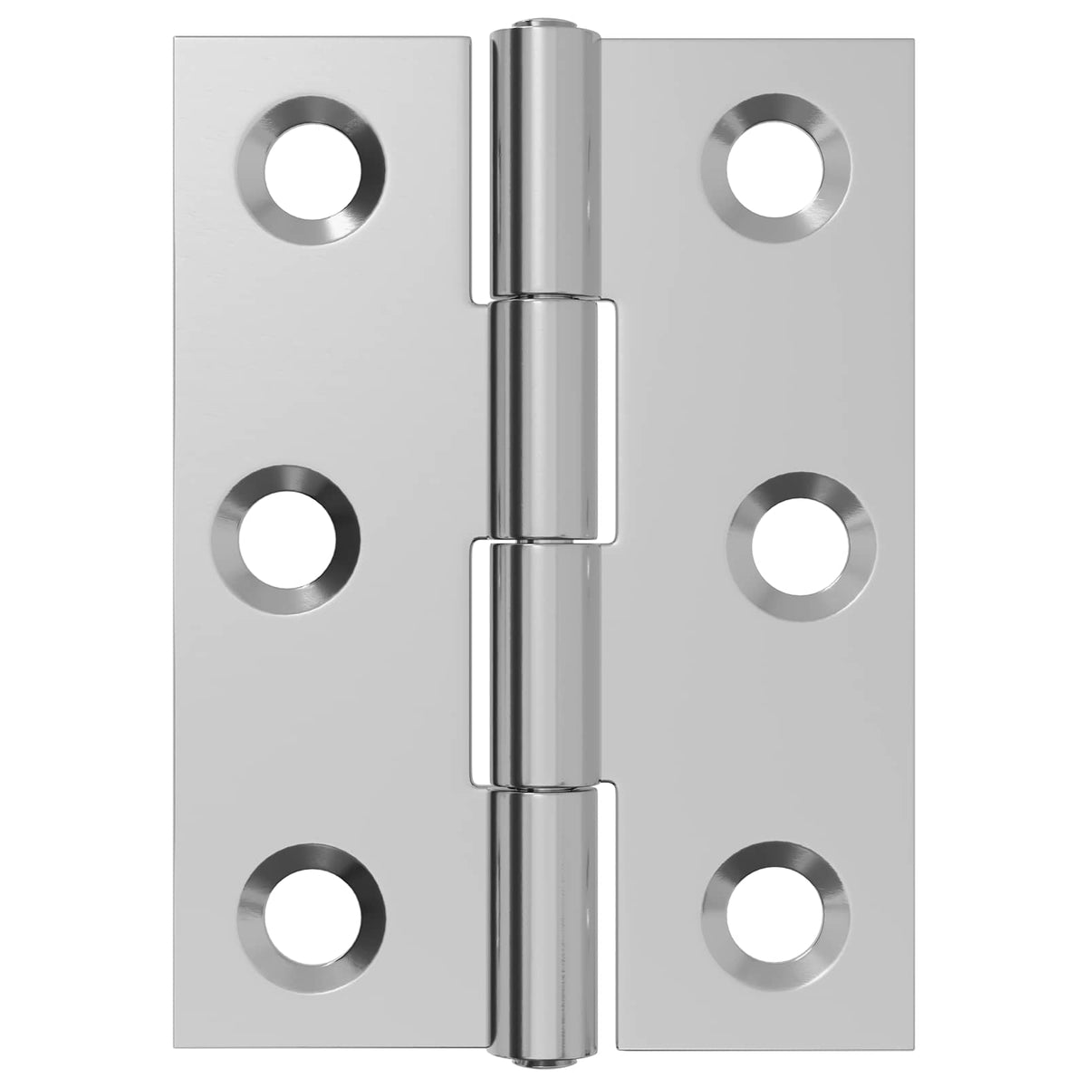 Hinge 24 pcs 44 x 31 x 5 mm Silver Steel