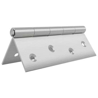 Hinge 24 pcs 100 x 70 x 8 mm Silver Steel