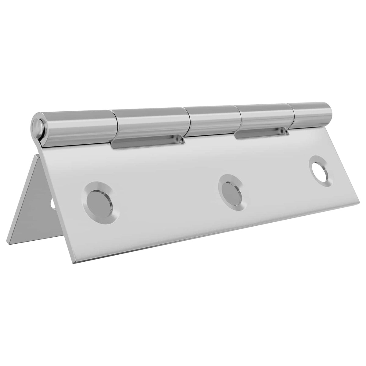 Hinge 48 pcs 66 x 38 x 5 mm Silver Steel