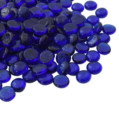 Glass Nugget 17-19 mm Cobalt Blue Glass