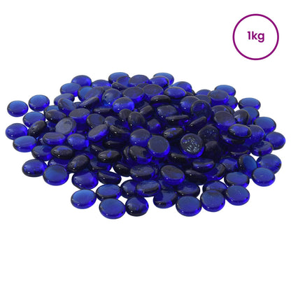 Glass Nugget 17-19 mm Cobalt Blue Glass