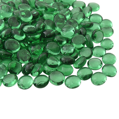 Glass Nugget 17-19 mm Green Glass