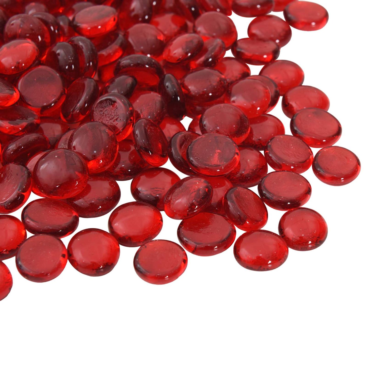 Glass Nugget 17-19 mm Scarlet Glass