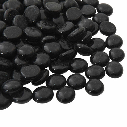 Glass Nugget 17-19 mm Black Glass