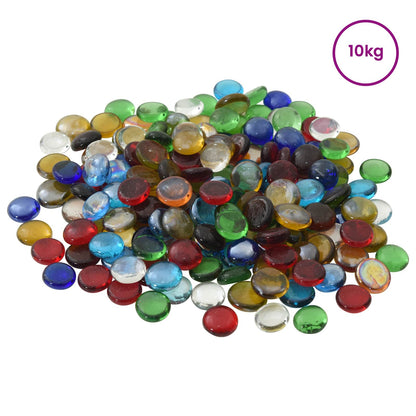 Glass Nugget 17-19 mm Multicolour Glass