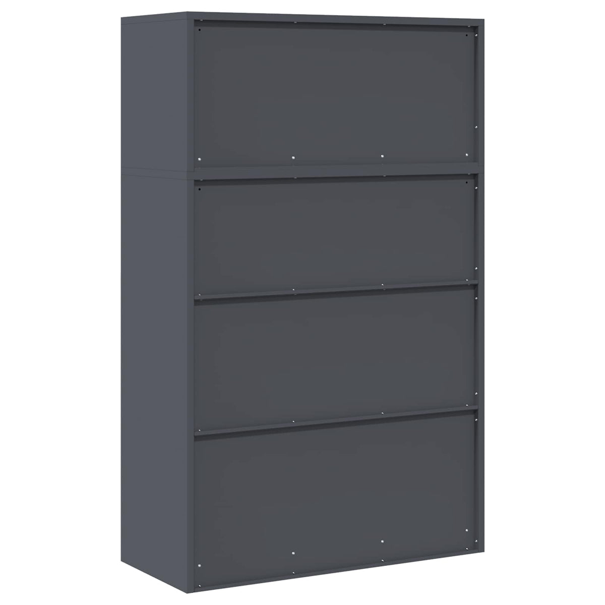 Storage Cabinet 2 pcs Anthracite 90 x 40 x 145 cm Steel