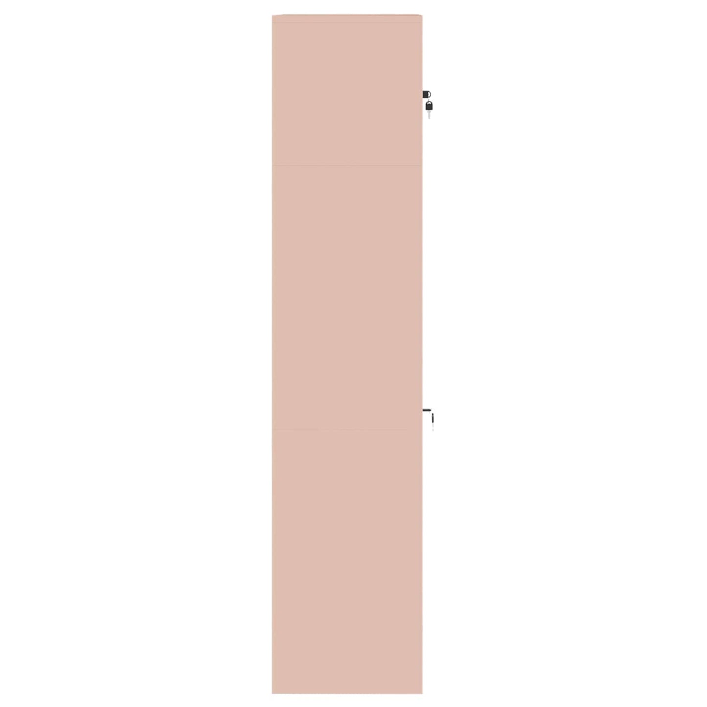 Storage Cabinet 2 pcs Pink 90 x 40 x 180 cm Steel Lockable