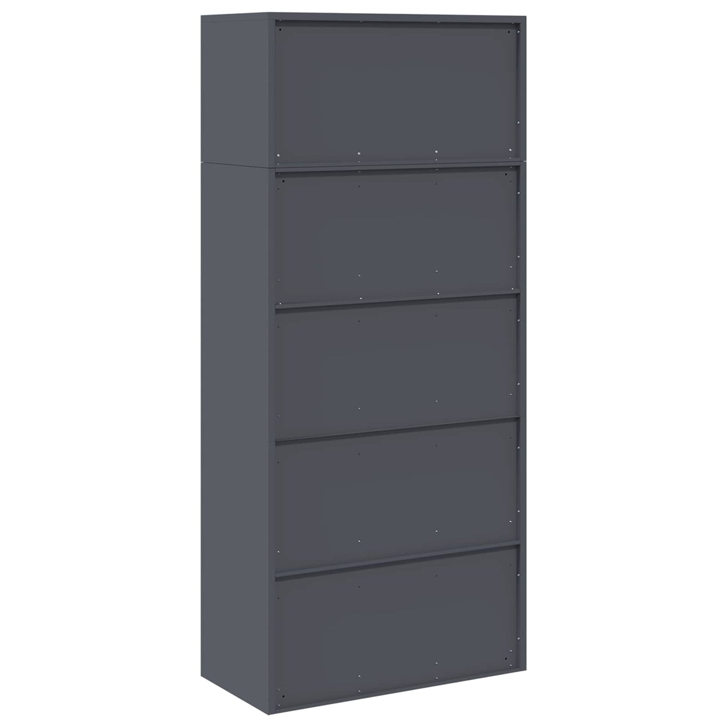Storage Cabinet 2 pcs Anthracite 80 x 40 x 180 cm Steel