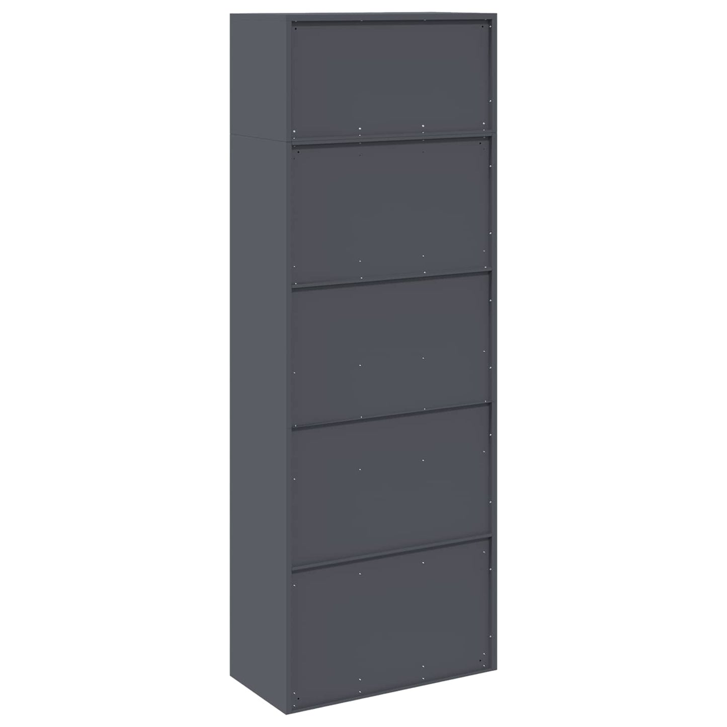 Storage Cabinet 2 pcs Anthracite 80 x 40 x 220 cm Steel