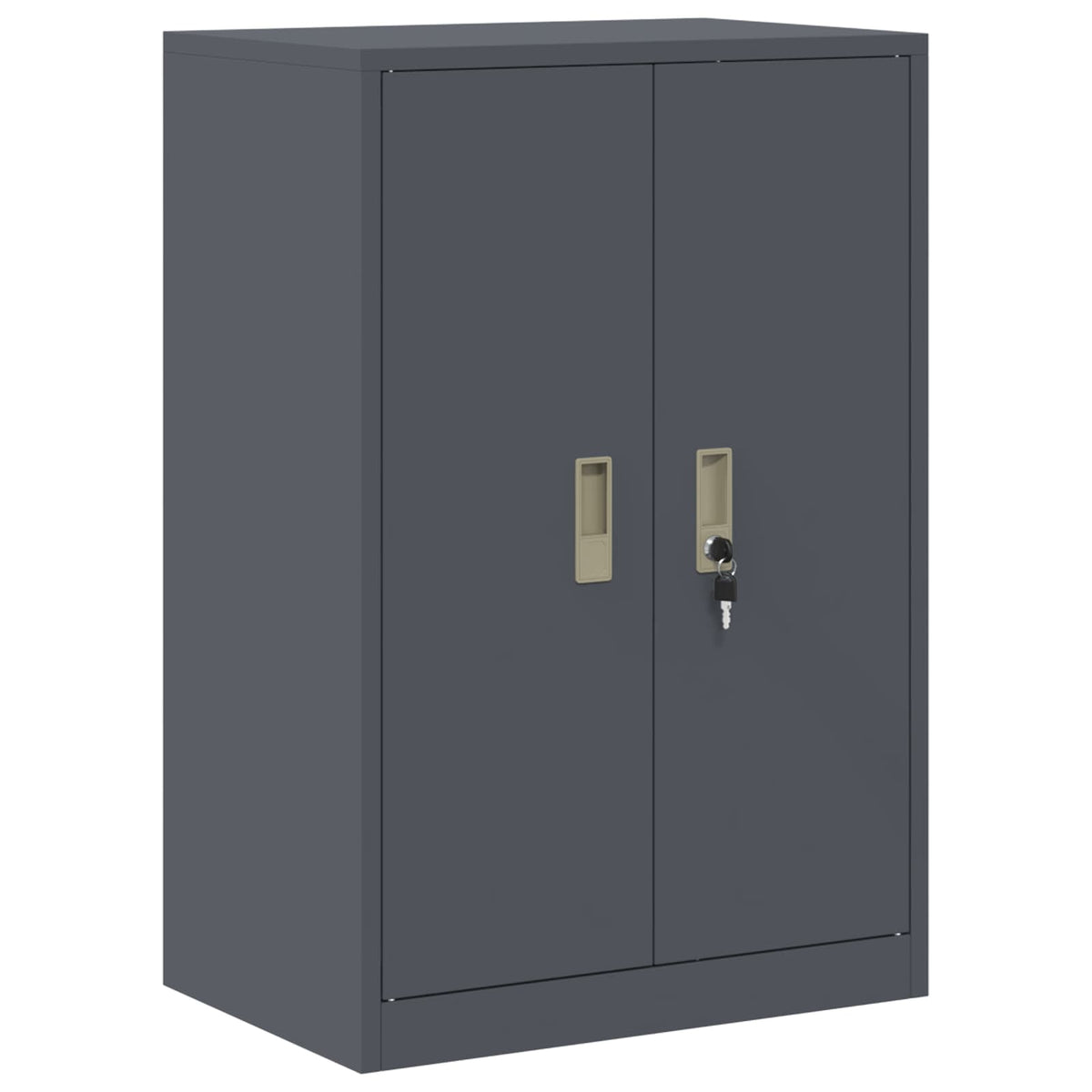Storage Cabinet 2 pcs Anthracite 60 x 40 x 130 cm Steel