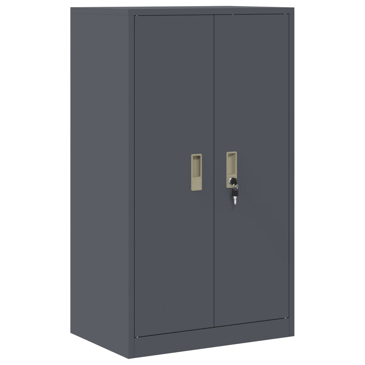 Storage Cabinet 2 pcs Anthracite 60 x 40 x 145 cm Steel