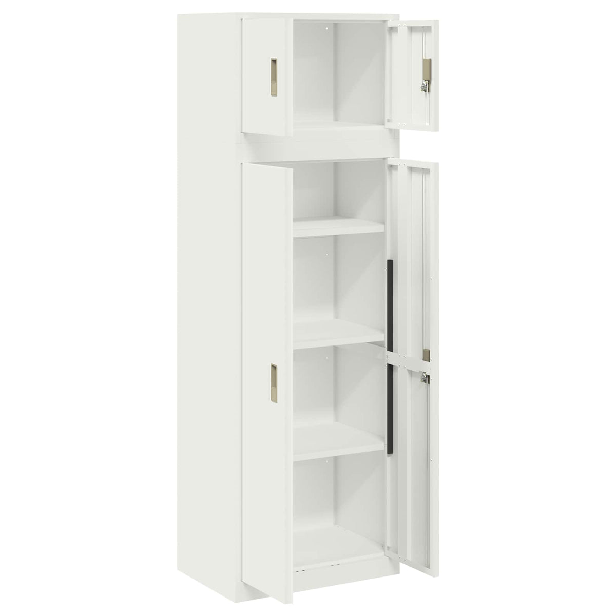 Storage Cabinet 2 pcs 60 x 40 x 180 cm Steel Lockable