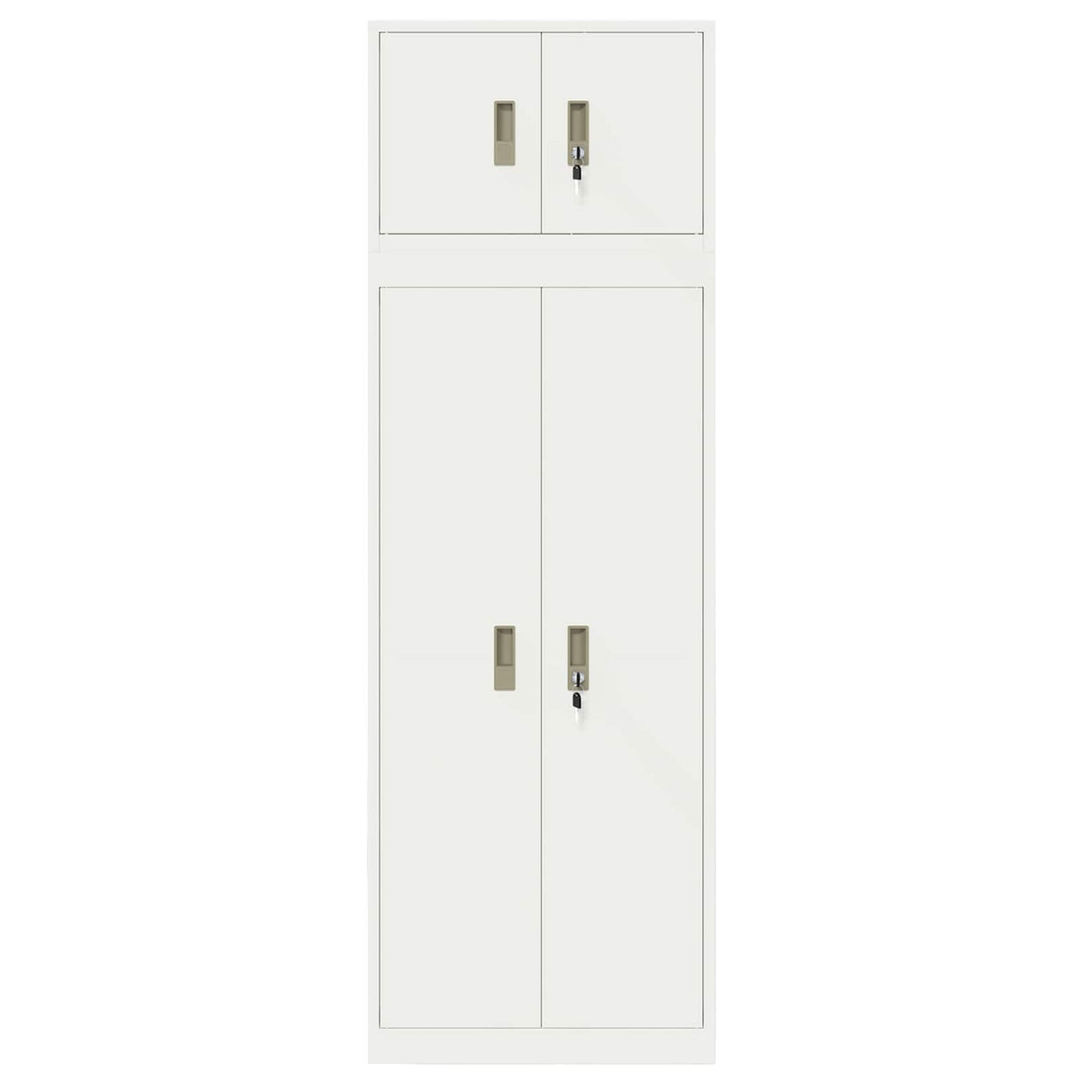 Storage Cabinet 2 pcs 60 x 40 x 180 cm Steel Lockable