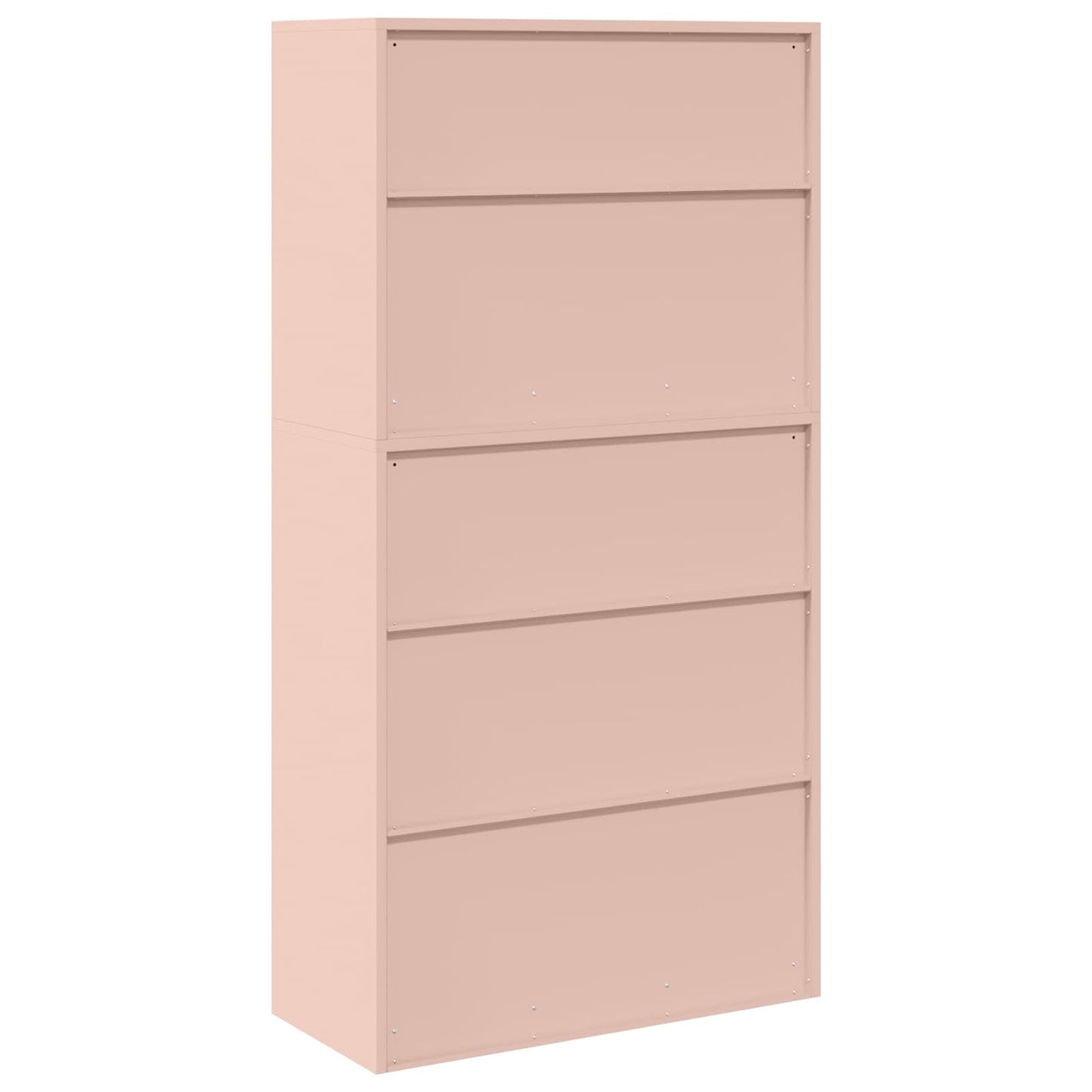 Storage Cabinet 2 pcs Pink 90 x 40 x 175 cm Steel Lockable