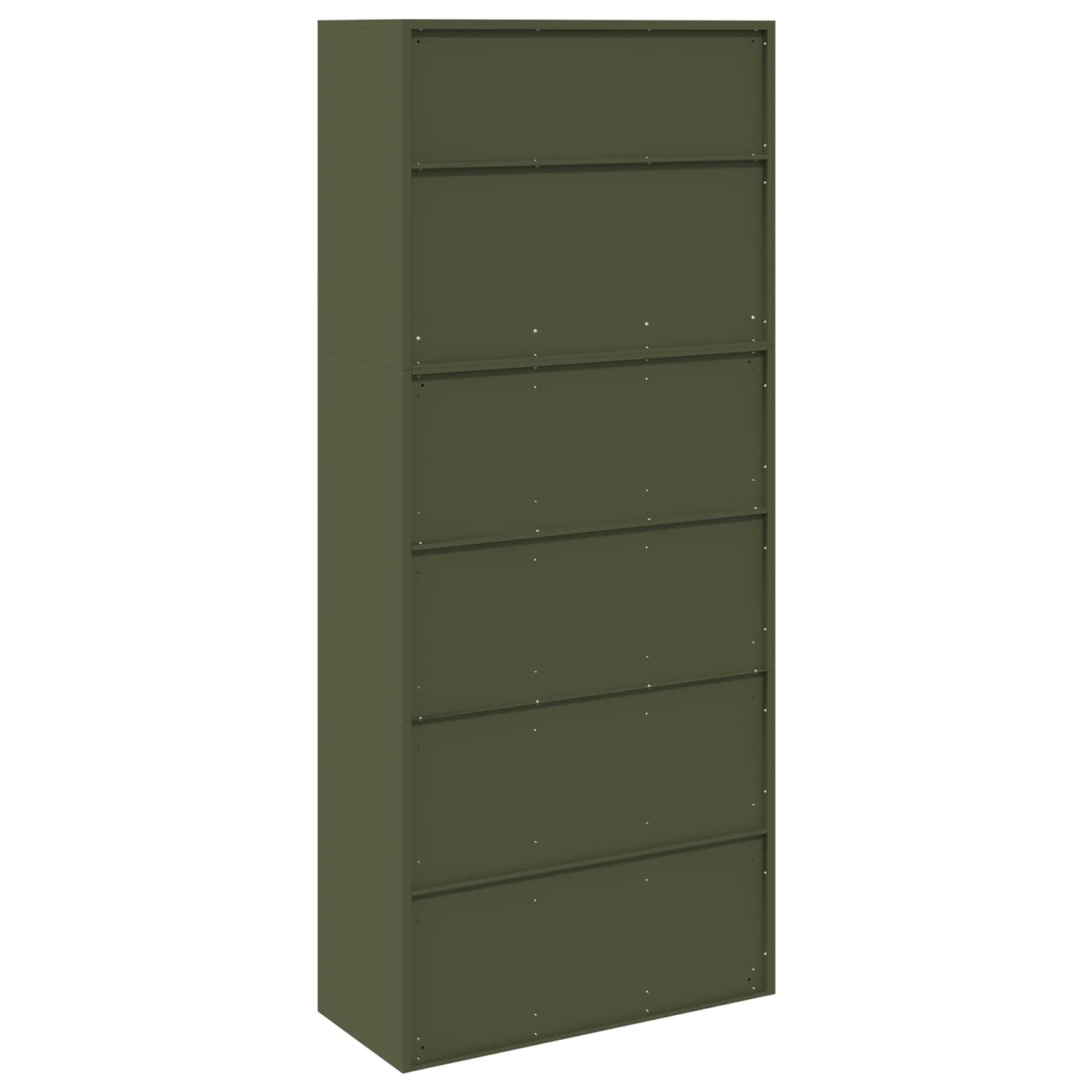 Storage Cabinet 2 pcs Olive Green 90 x 40 x 210 cm Steel