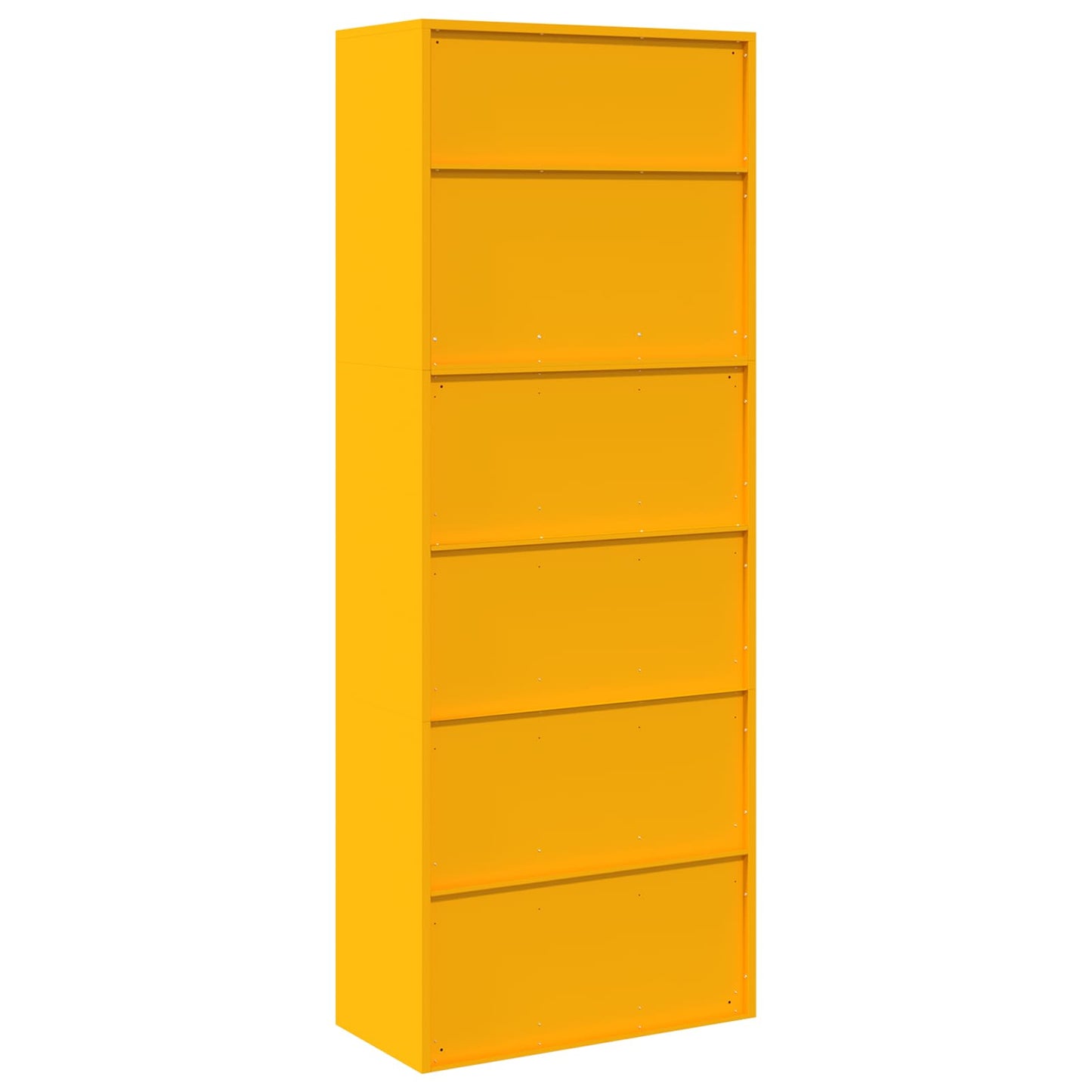 Storage Cabinet 2 pcs Mustard Yellow 80 x 40 x 210 cm Steel