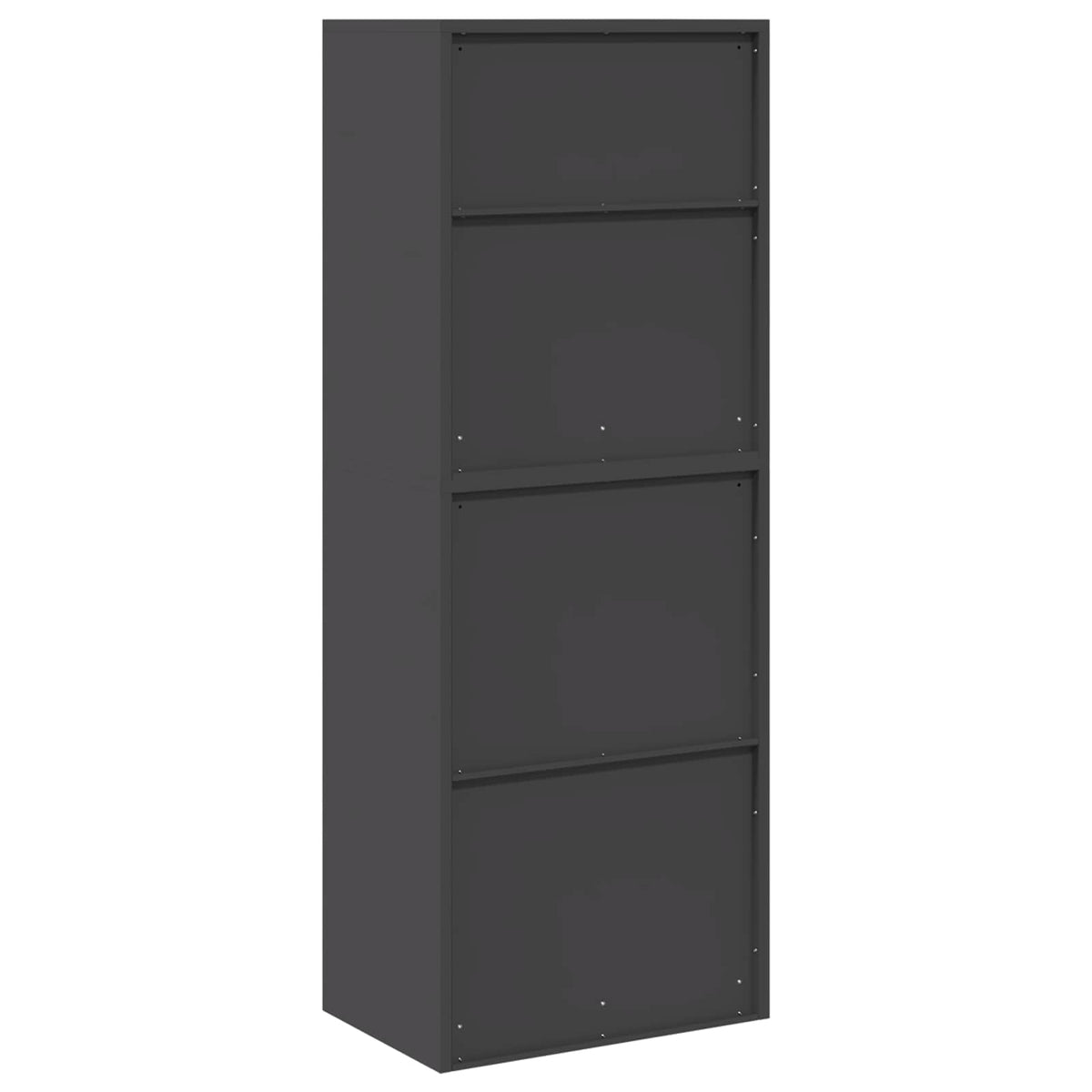 Storage Cabinet 2 pcs Black 60 x 40 x 160 cm Steel Lockable