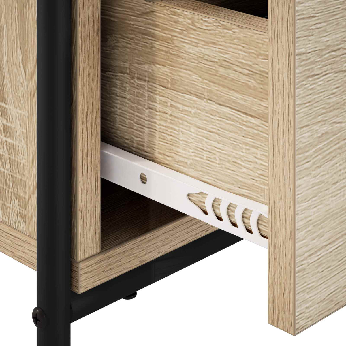 Bedside Cabinet Sonoma Oak 40 x 30 x 50 cm Engineered Wood