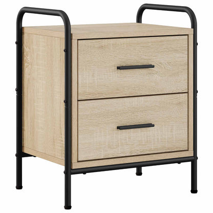 Bedside Cabinet Sonoma Oak 40 x 30 x 50 cm Engineered Wood